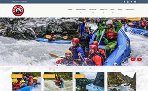 Travel, tours and rafting website Development